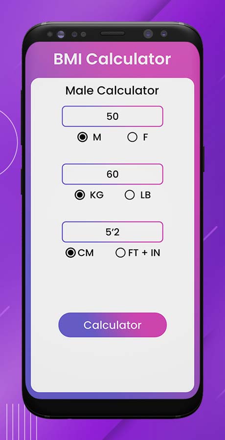 BMI Calculator - Ideal Weight - Calculate BMI - Track Fitness - BMR ...